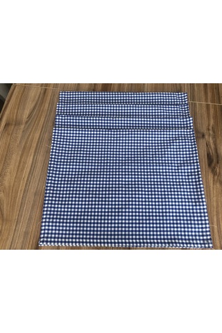 Küçük Pitikare Mavi Çok Amaçlı Örtü 45cmx70cm Antrasit Gri