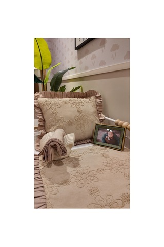 Bahar Bebek Nevresim Takımı Vizon Renk - 100 X 150 Kahverengi