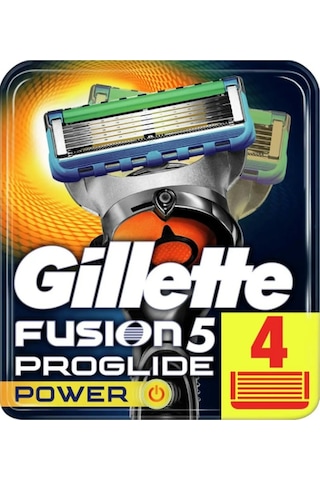 Gillette Fusion5 Proglide Power Yedek Başlık 4'lü