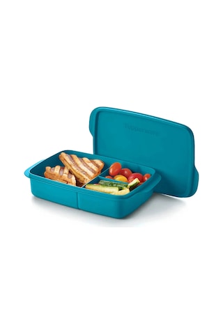 Tupperware Bölmeli Beslenme Kutusu 1l 2 Li Set Renkli