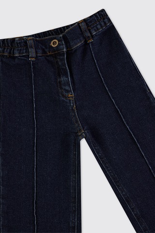 Panço Kız Çocuk Denim Pantolon Lacivert