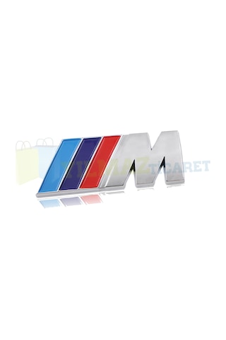 Bmw M Logo Bagaj Çamurluk Arma Amblem Plastik Yapıştırma