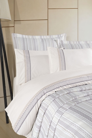 Elart Mellow Modern Çeyiz Paketi 7 Parça 240x250 Cm Gri Gri