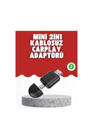 Hepsi Kablosuz Carplay Dönüştürücü Akıllı Tak & Çalıştır Araç Adaptörü Najmaddin