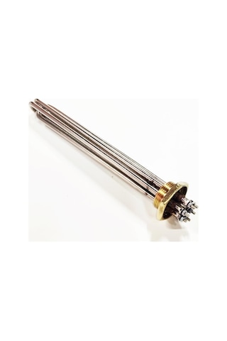 1 1/4 İnc 304cr Termovat Isıtıcı 380v Trifaze 30cm 7,5kw Termostatsız