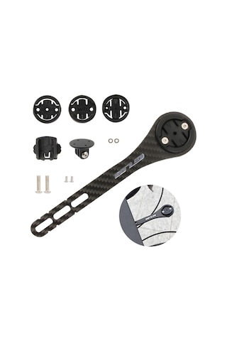 Padalink Gub 695 Karbon Fiber Bicycle Bilgisayar Tutucu, Yol Bisikleti Dönük Saplı, 17g Hafif, Bryton/wahoo/cateye/spor Kamera Uyumlu Çok Renkli