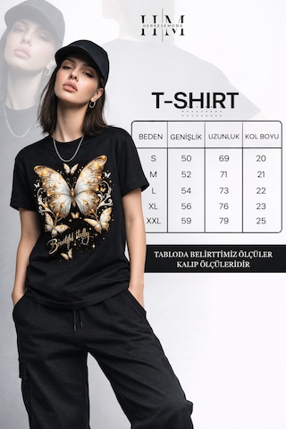 Herkesemoda Whatever Yazı Detaylı Sıfır Kol Bisiklet Yaka T-shirt Siyah