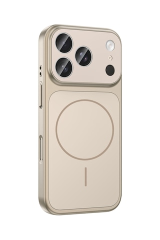 Apple Uyumlu iPhone 17 Pro Max Kılıf Zore M-safe Şarj Özellikli Kamera Korumalı Formen Kapak Siyah