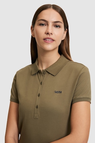 U.s. Polo Assn. Kadın Haki Tişört Basic 50323461-vr027
