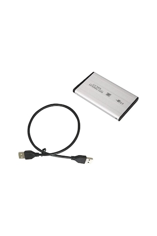 SpeedUF USB 2.0 Sata Harici 2.5 Hdd Harddisk Kutusu Gümüş