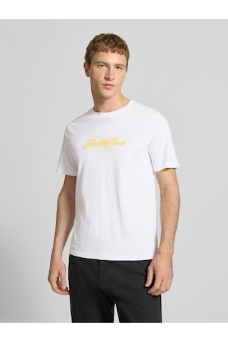 Jack & Jones Jack&jones Jorcatskills Ballon Tee Erkek T-shirt 12297893 Beyaz