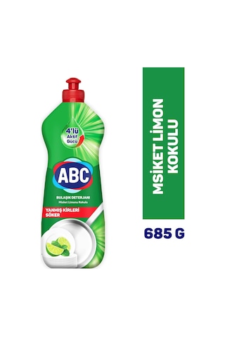 Abc Deterjan Bulaşık Deterjanı Misket Limonu 685 Gr