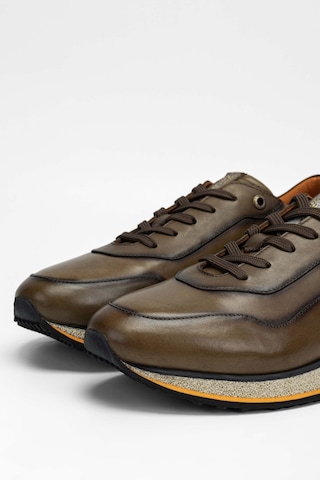 Tamer Tanca Erkek Hakiki Deri Ceviz Sneakers & Spor Ayakkabı 987 070k Erk Ayk Sk23/24 Cevız Fnsj Kahverengi