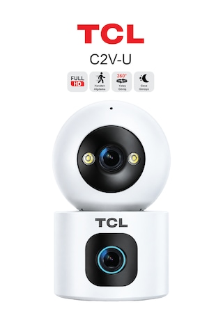 Tcl C2v-u 360 Full Hd Çift Kameralı Akıllı Güvenlik Kamerası Distribütör