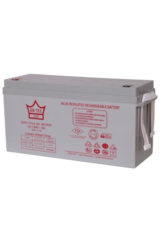 Ortec 12v 150ah Solar Sistem Jel Akü