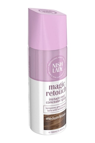 Nish Lady Hair Magic Retouch Beyaz Saçlar İçin Kapatıcı Saç Spreyi 100 ML