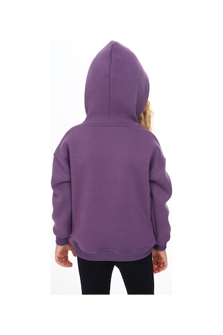 Toontoy Kids Toontoy Kız Çocuk Baskılı Sweatshirt Mor