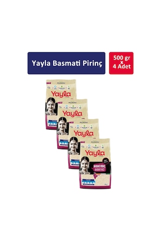 Yayla Basmati Pirinç 4 x 500 G