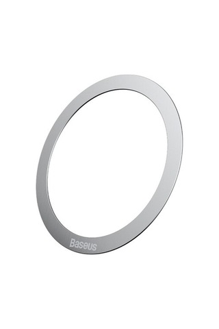 Baseus Halo Series Mıknatıslı Magsafe Için Mıknatıslı Metal Halk-Gümüş
