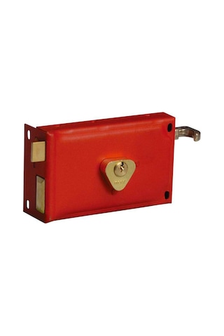 Volkan Silindirli Trajlı Tirajlı Kilit Kare 14 Cm Silindirli Trajlı Tirajlı Kilit - Demir Kapı Kilidi