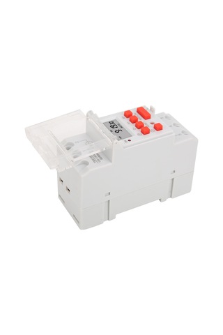 Vkemall 7 Günlük Programlanabilir Lcd Zamanlayıcı, 30a 100-130v Ac, 16 Açma/kapama, Cr2450 Pil İle Dın Ray Montajlı Zaman Kontrolü Anahtarı