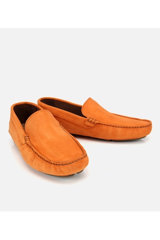 Hotiç Erkek Nubuk Deri Turuncu Hafif Tabanlı Günlük Loafer 02ayh305550a570 Turuncu