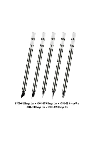 Fnırsı Hs01 Serisi 5'li Havya Ucu Seti Hs01-kr / Hs01-k65 / Hs01-b2 / Hs01-ıls / Hs01-bc3