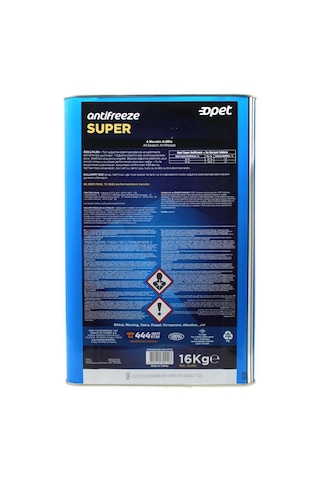 Opet Süper Mavi Dört Mevsim Koruma Antifriz 16 KG