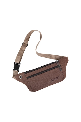 Erkekler İçin Şık Ve Dayanıklı Kanvas Omuz Çantası, Spor Ve Günlük Kullanım İçin Pratik Aksesuar Kahverengi