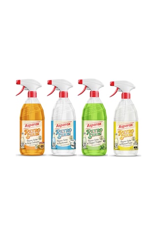 Asperox Retro Serisi 1 Litre 4 Lü Karma Paket 4'lü Set