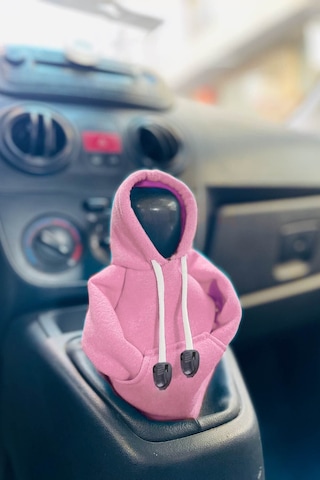 Oto Vites Poları Araç Vites Kıyafeti Tüm Araçlara Uyumlu Pembe Renkli