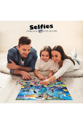 Prime 3d - Hayvanat Bahçesi Selfie 500 Parça Yetişkin Puzzle 10063