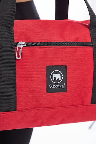 Superbag Seyahat Spor Çantası Kırmızı Kadın Erkek Unisex