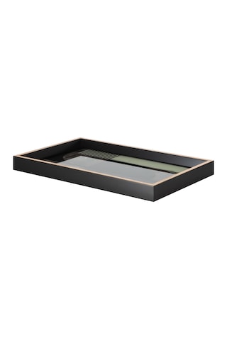 Mudo Home Terra Dekoratif Tepsi 25x40 Cm Kahverengi