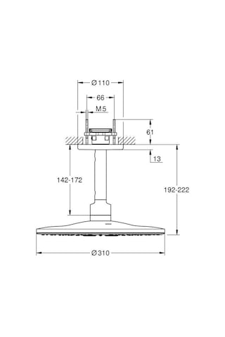 Grohe Rainshower Smartactive 310 Tepe Duşu Seti 142 Mm. 2 Akışlı- Diğer