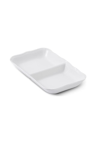 Aryıldız Voyage 2 Bölmeli Servis Tabağı 17cm Krem Aryıldız Voyage 2 Bölmeli Servis Tabağı 17cm Krem