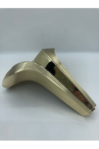 PLASTİK, 16 CM GOLD KAPLAMA  BAZA,KOLTUK,MOBİLYA AYAĞI (4 ADET)