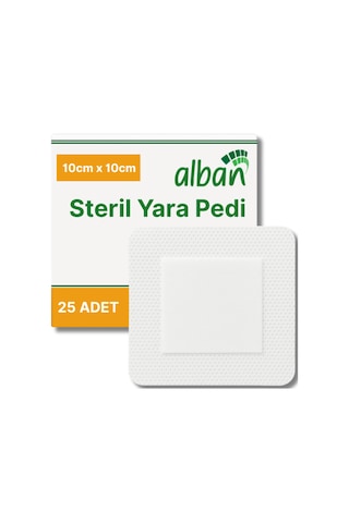 Steril Yara Pedi Nonwoven 10 Cm X 10 Cm 1 Kutu 25 Adet