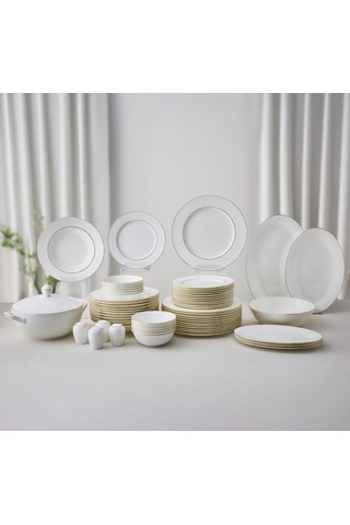 Aryıldız Ardini Bone China 60 Parça Yemek Takımı Altın