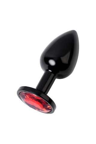 Pembe Tilki Metal Anal Plug Siyah 7 CM