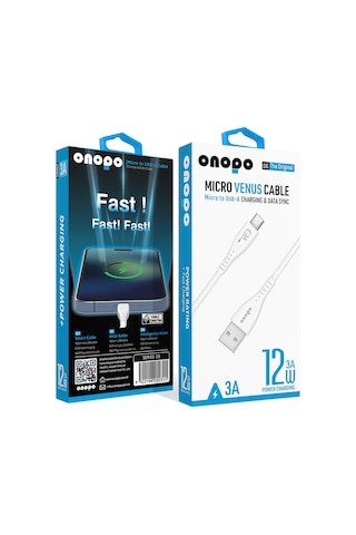 Micro Usb Hızlı Şarj Ve Data Kablosu 3.0a / 1mt - D6