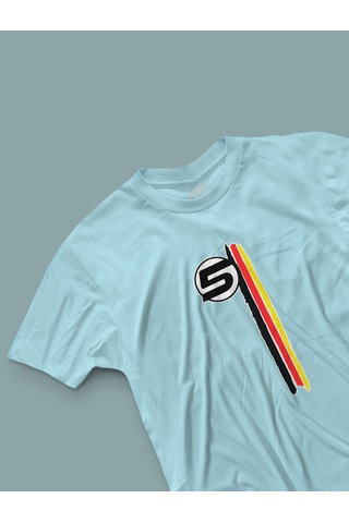 Fnbx Sebastian Vettel 3 Çizgili T-shirt Turkuaz