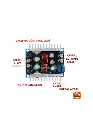 300W 20A Dc-Dc Gerilim Voltaj Düşürücü Modül