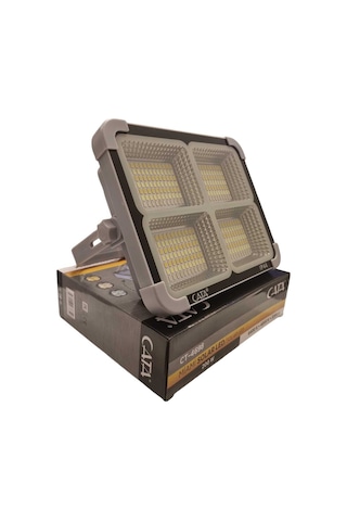 Solar Led Portatif Projektör - Powerbank Özellikli Ct-4698 3 Renk Yanabilme