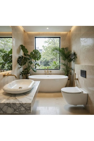 Ideal Standard - Simply U Natural 60x45 Cm Tezgah Üstü Oval Lavabo Beyaz - T014201-