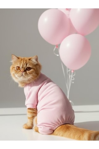 Teddy Bear Pamuklu Kedi Tulum Pijama