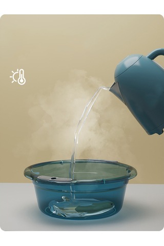 Tenfowee Geniş Kullanım Alanlı Kalın Plastik Kova - Banyo, Mutfak, Üniversite Yurdu İçin Yıkama, Çamaşır Ve Temizlik Amaçlı Dayanıklı Tasarım Diğer