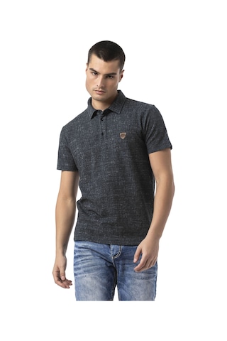 Cipo & Baxx Erkek Polo Yaka Regular Fit Kısa Kollu Pamuklu Tişört Ct825 Siyah