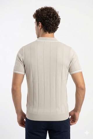 Cazador Erkek Triko Bej Polo Yaka Tshirt 34260