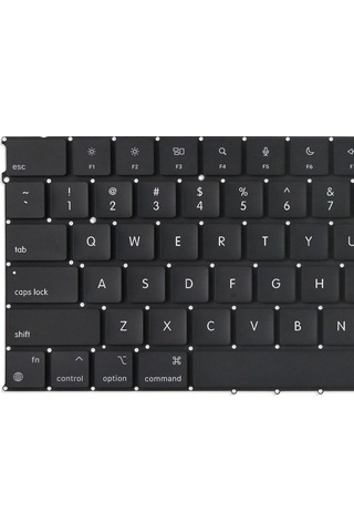 Apple Uyumlu MacBook Air M2 13" A2681 Klavyekeyboard Us Q Küçük Enter